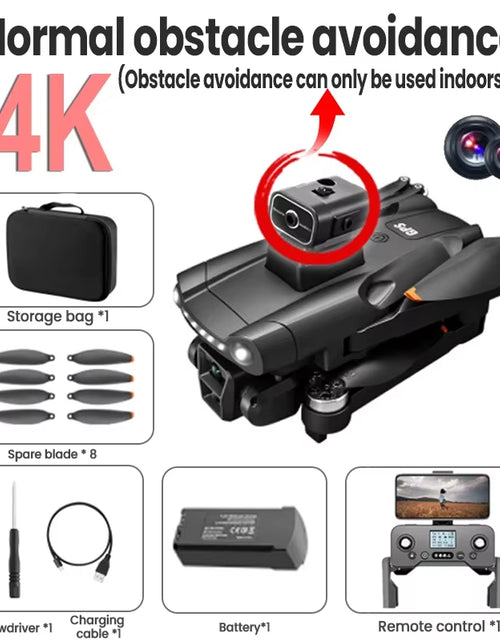 Load image into Gallery viewer, V198GPS Professional 8K Brushless Quadcopter with Laser Obstacle Avoidance and Compact Foldable Design
