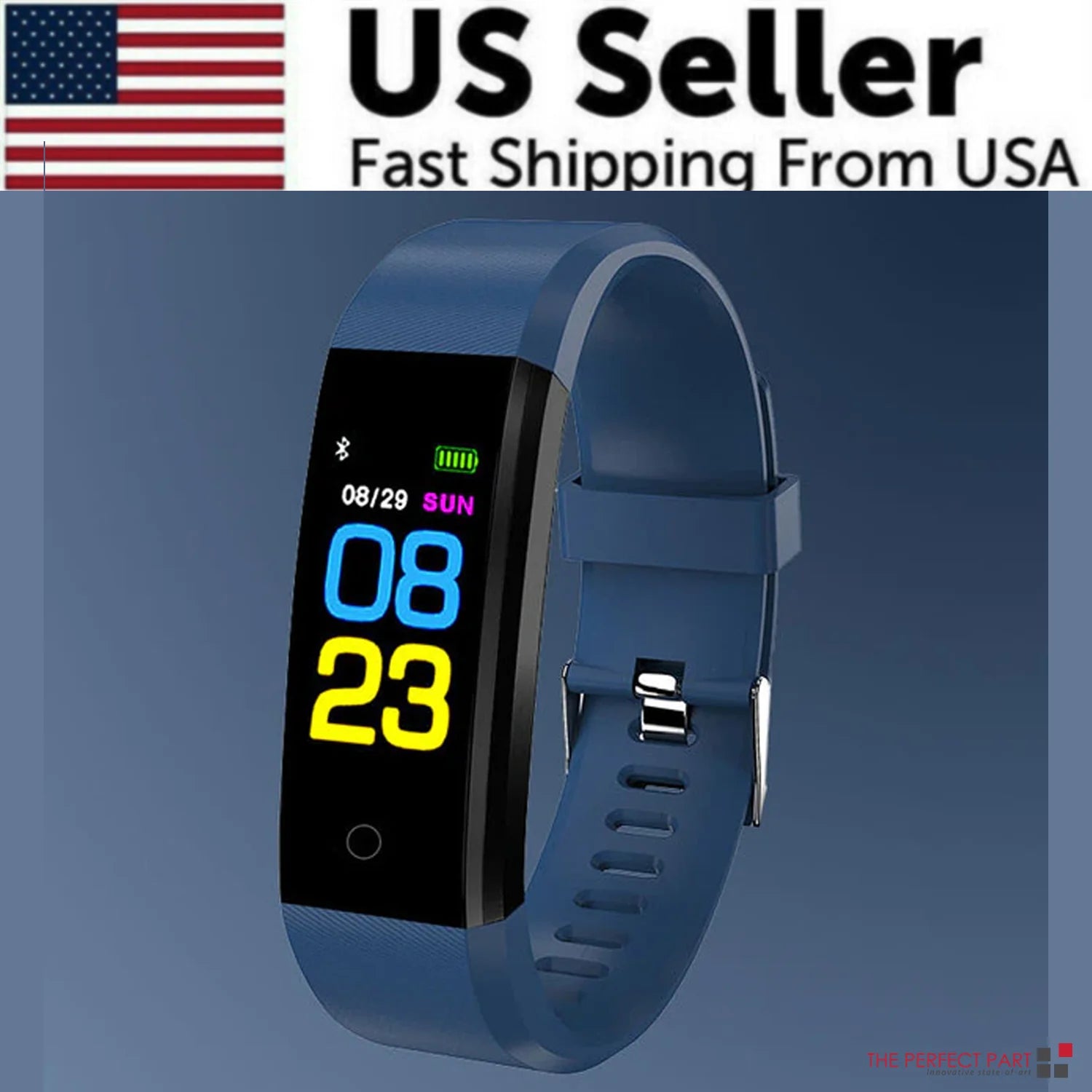 Advanced Fitness Smartwatch with Comprehensive Health Monitoring: Activity Tracking, Heart Rate, Oxygen Level, and Blood Pressure Measurement for Men and Women