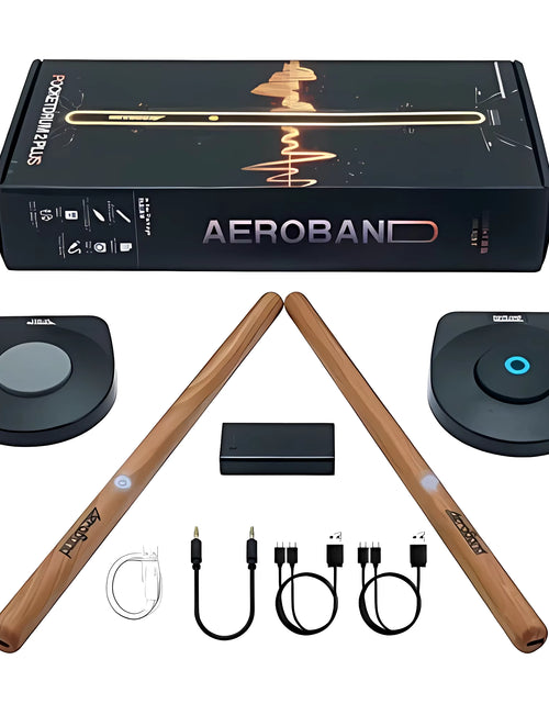 Load image into Gallery viewer, Portable Drum 2 Plus: Somatosensory Digital Electronic Drumstick Set with Foot Pedals and Bluetooth Adapter
