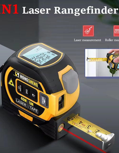 Load image into Gallery viewer, High-Precision Laser Tape Measure with 60m Range
