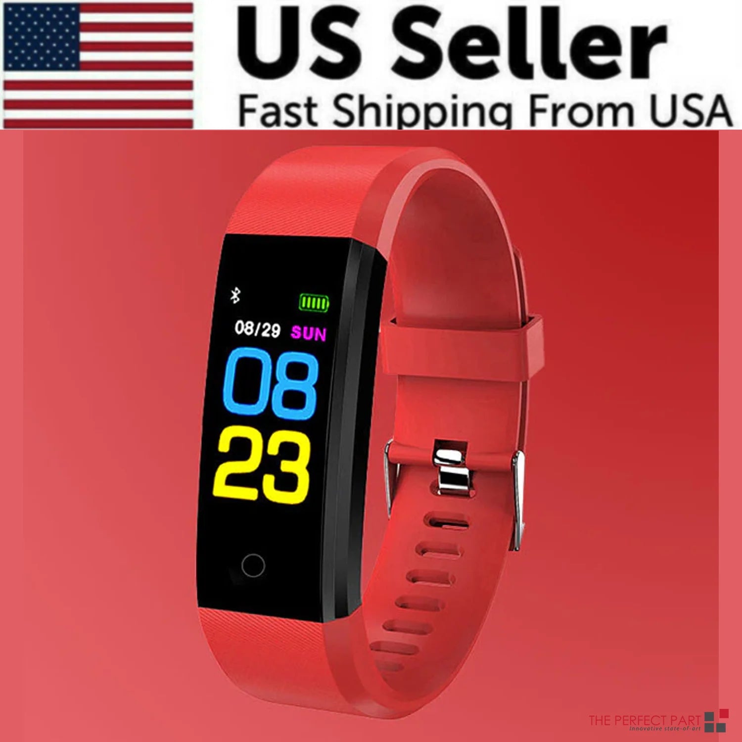 Advanced Fitness Smartwatch with Comprehensive Health Monitoring: Activity Tracking, Heart Rate, Oxygen Level, and Blood Pressure Measurement for Men and Women