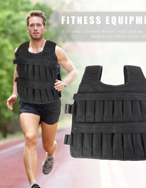 Load image into Gallery viewer, Durable Adjustable Weight Vest for Endurance and Strength
