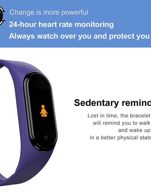 Load image into Gallery viewer, Advanced Smart Sports Watch with Heart Rate and Blood Pressure Monitoring, Waterproof Design, and Activity Tracking Features
