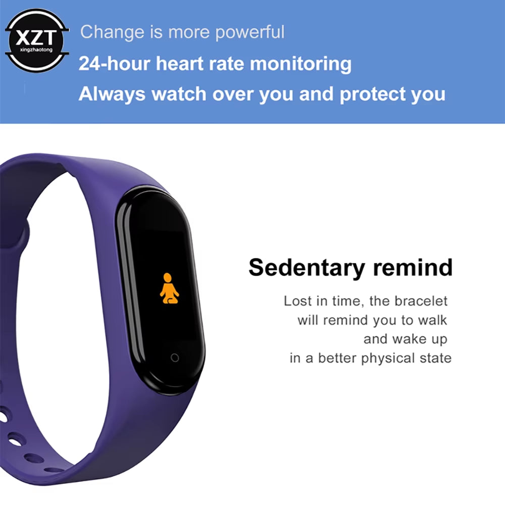 Advanced Smart Sports Watch with Heart Rate and Blood Pressure Monitoring, Waterproof Design, and Activity Tracking Features