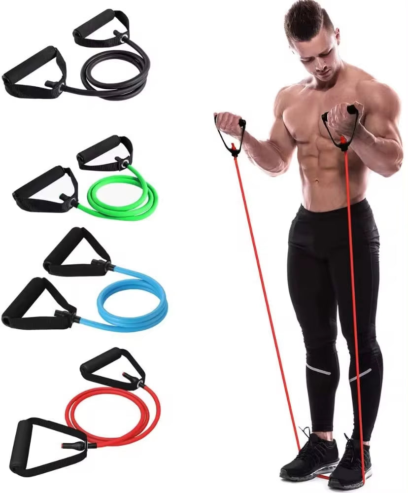 Yellow resistance band for light workouts
