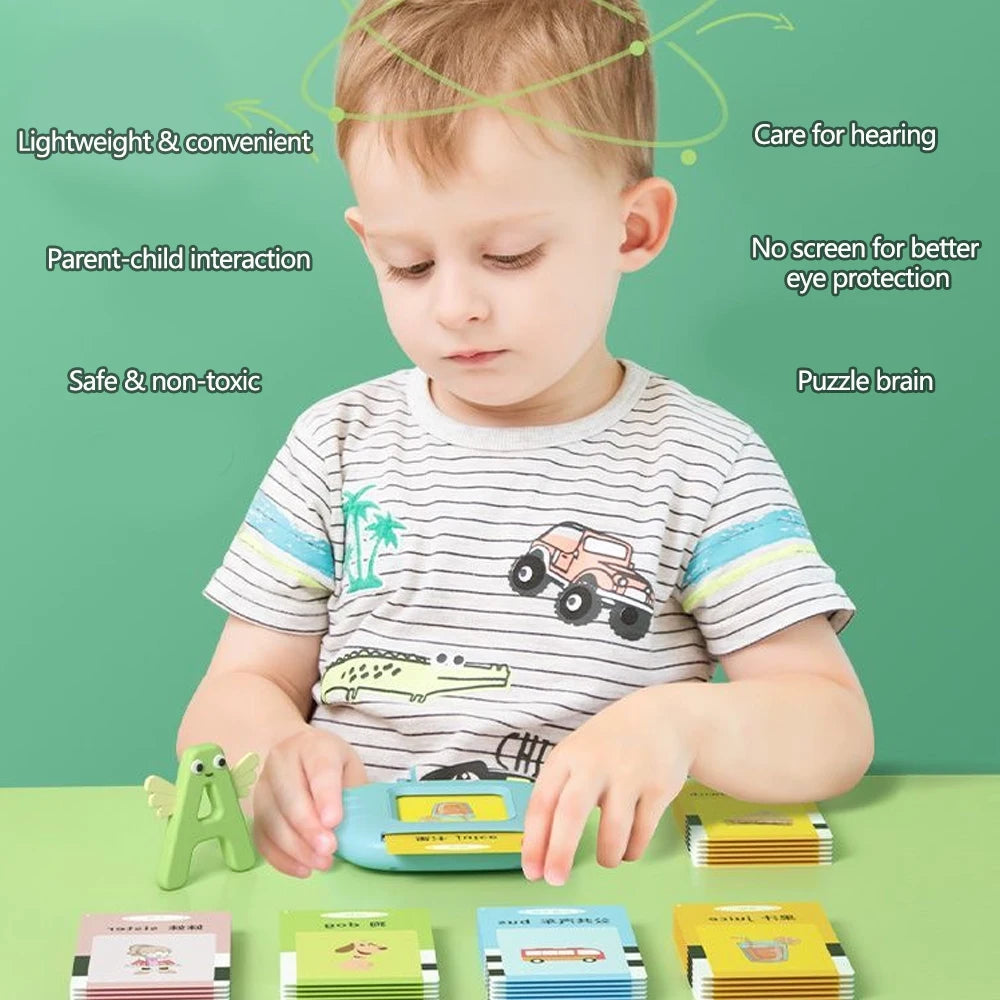 Electronic Audio Flashcards for Preschool Learning - Interactive English Learning Toys