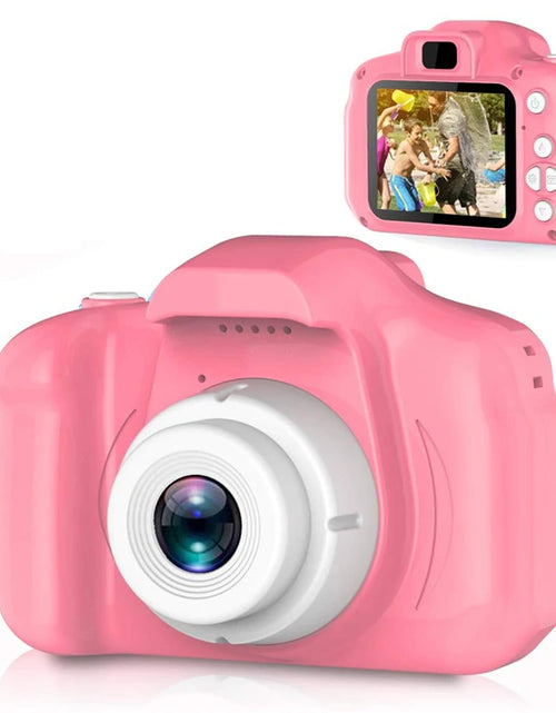 Load image into Gallery viewer, Educational Miniature Camera for Children with 2.0 Inch HD Screen, Photo and Video Capabilities, Rechargeable Battery - Perfect Birthday Gift for Toddlers
