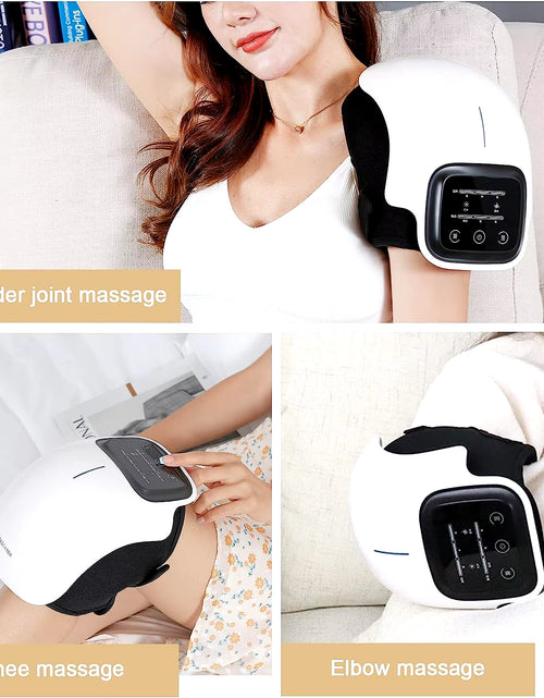 Load image into Gallery viewer, Infrared knee massager package with USB cable and manual.
Advanced Infrared and Vibration Knee Massager

