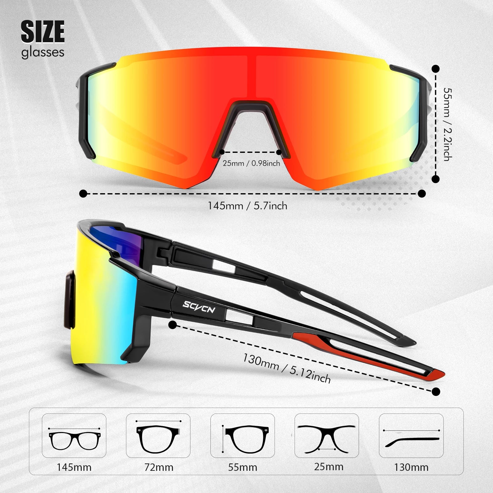 Anti-Glare Golf Sunglasses for Men
