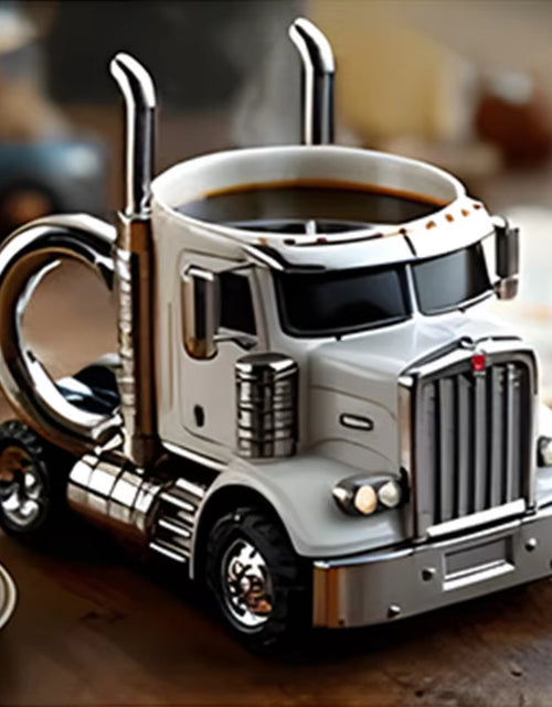 Load image into Gallery viewer, Durable Ceramic Truck-Themed Coffee Mug

