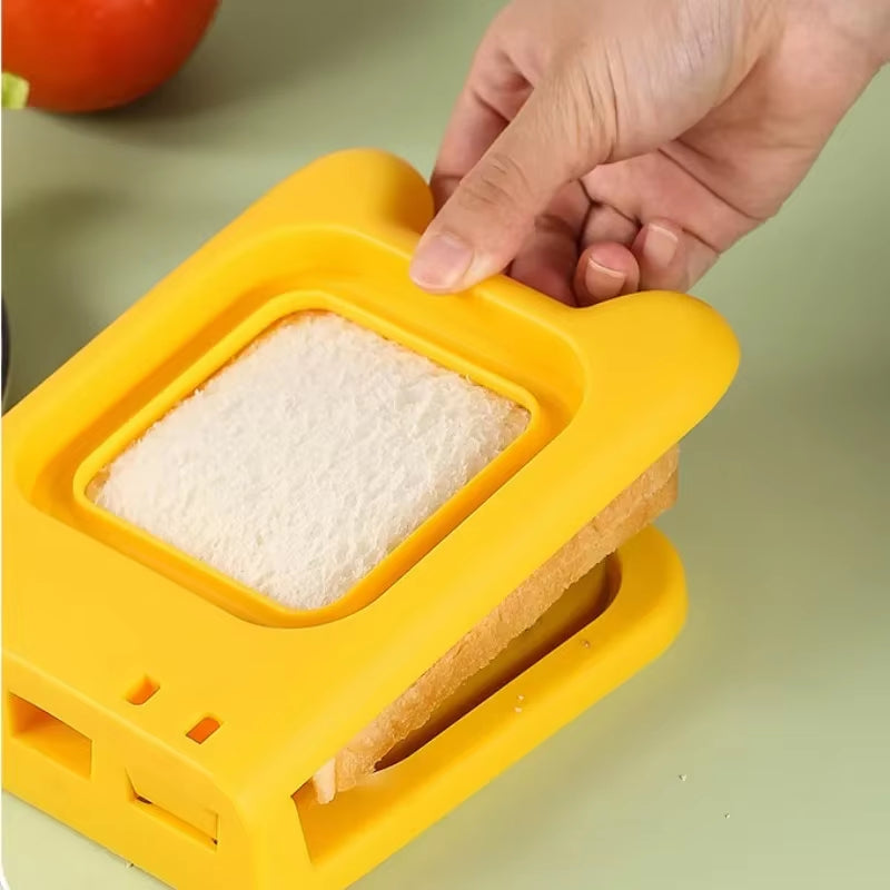 Eco-friendly plastic Sandwich Cookie Cutter mold
