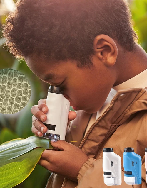 Load image into Gallery viewer, Discover the Wonders of Science with the Handheld Microscope Kit - LED Light 60X-120X for Home and School Education
