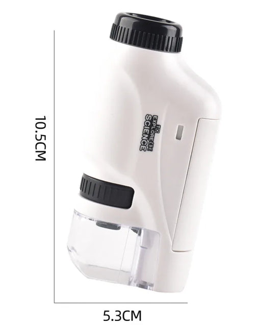 Load image into Gallery viewer, Discover the Wonders of Science with the Handheld Microscope Kit - LED Light 60X-120X for Home and School Education
