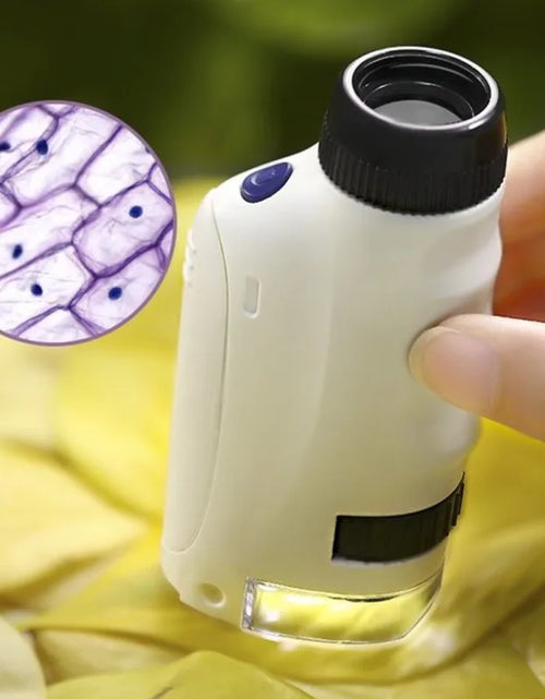 Load image into Gallery viewer, Discover the Wonders of Science with the Handheld Microscope Kit - LED Light 60X-120X for Home and School Education
