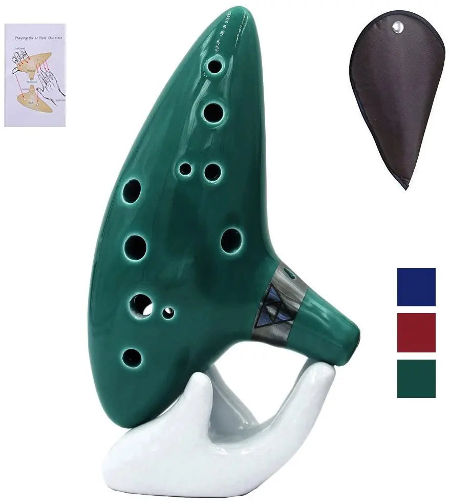 Lightweight 12-Hole Ocarina for Indoor and Outdoor Use