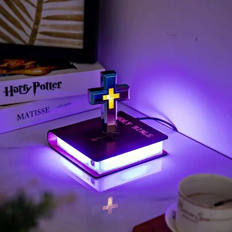 Magnetic Levitation Anti-Gravity Ornaments: Luxurious Starry Sky Color Cross for Bedroom Decor and Gifts
Magnetic levitation anti-gravity cross ornament
