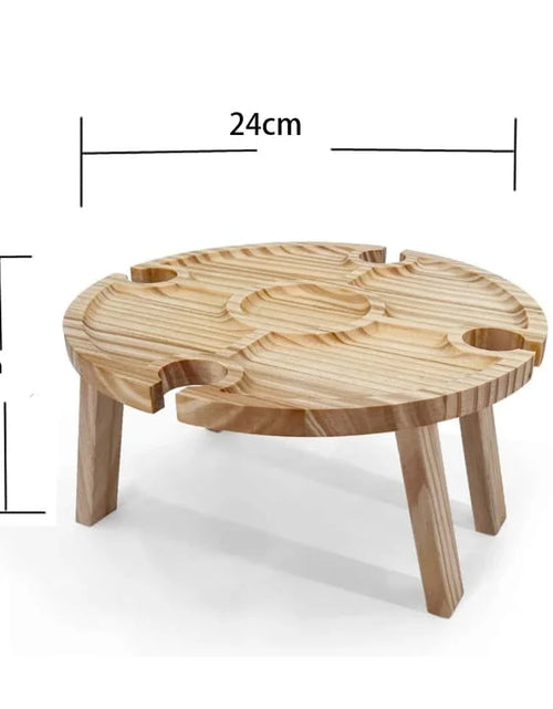 Load image into Gallery viewer, Modern Nordic-style wooden picnic table

