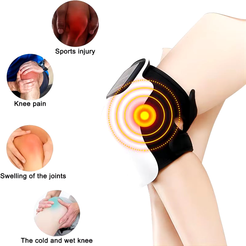 Compact and ergonomic knee massager for travel.
Portable and Lightweight Knee Massager
