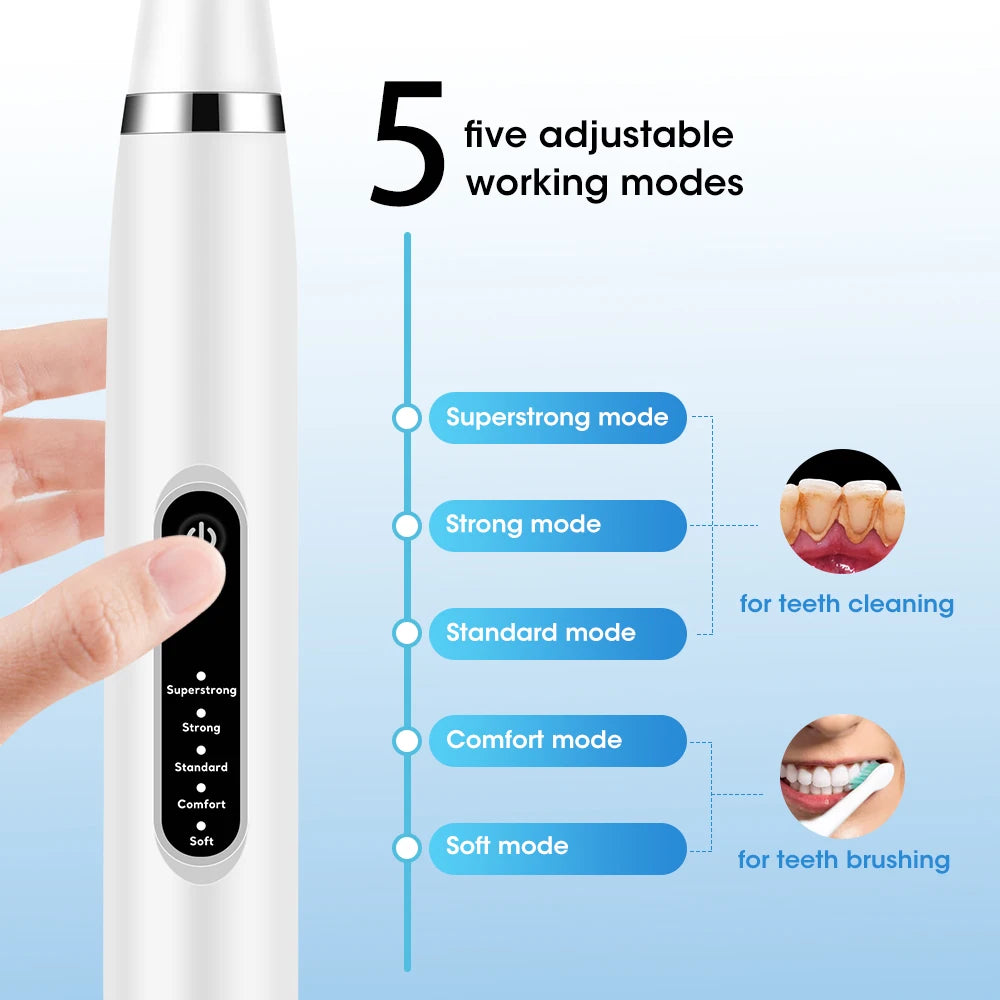 Advanced Electric Oral Irrigator for Effective Teeth Whitening and Plaque Removal
Rechargeable Teeth Cleaning Device
