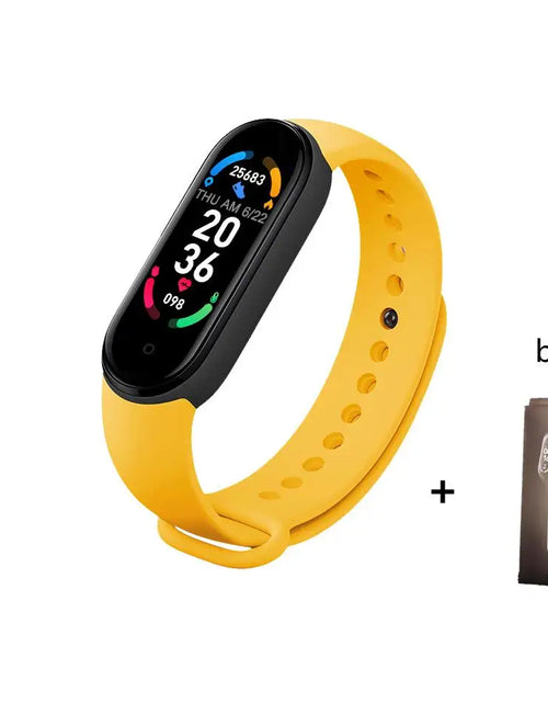 Load image into Gallery viewer, M6 Smart Bracelet Multi-Function Heart Rate Blood Pressure Monitor Step Music Sleep Monitoring M6 Smart Band Fitness Sport Watch
