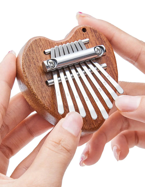 Load image into Gallery viewer, Mini Kalimba 8-Key Thumb Piano - Portable Water Drop Design, Ideal Gift Set for Children
