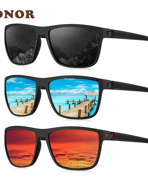 Load image into Gallery viewer, Men&#39;s Lightweight Polarized Sunglasses with UV400 Protection for Driving, Fishing, and Golf
