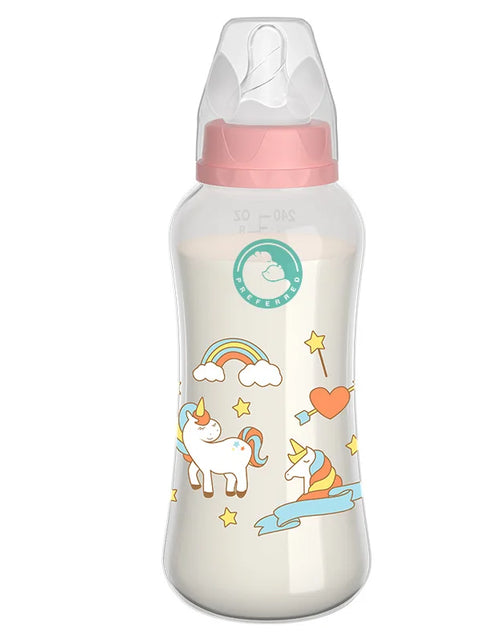 Load image into Gallery viewer, 150 ML BPA Free Wide Mouth Baby Bottle with Adjustable Flow - Ideal Newborn Feeding Solution
