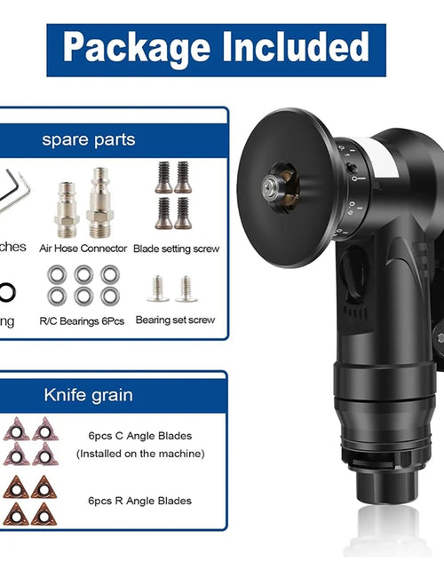 Load image into Gallery viewer, Pneumatic 45-Degree Chamfering Tool for Metal Deburring and Edge Beveling Kit
