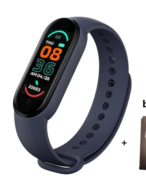 Load image into Gallery viewer, M6 Smart Bracelet Multi-Function Heart Rate Blood Pressure Monitor Step Music Sleep Monitoring M6 Smart Band Fitness Sport Watch
