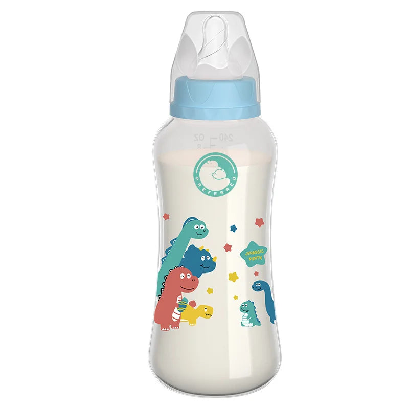 150 ML BPA Free Wide Mouth Baby Bottle with Adjustable Flow - Ideal Newborn Feeding Solution