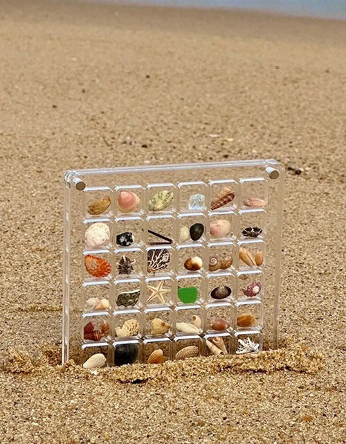 Load image into Gallery viewer, Elegant Transparent Acrylic Seashell Display Case - Magnetic Showcase for Treasured Gifts
