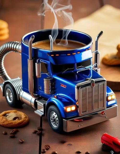 Load image into Gallery viewer, Creative 11-Ounce Semi-Trailer Coffee Mug - Unique Truck Design for Home and Office

Semi-Trailer Truck Coffee Mug – Unique Design

