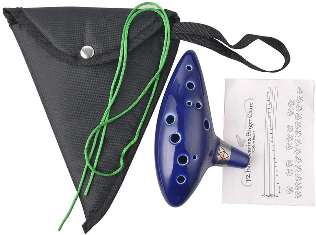 Complete Ocarina Set with Songbook and Accessories