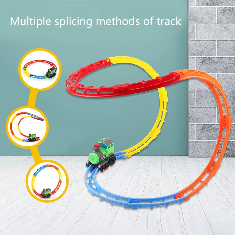 Innovative DIY Splicing Track Train Set with Flashing Lights and Music for Creative Play
Train Set with Flashing Lights
