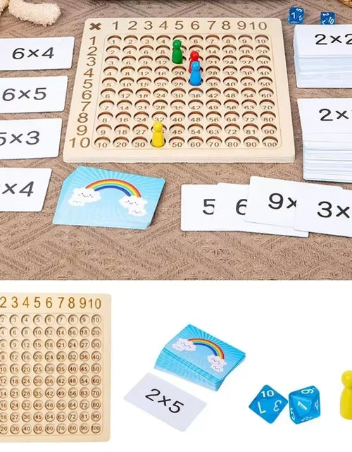 Load image into Gallery viewer, Wooden Montessori Multiplication Toy

