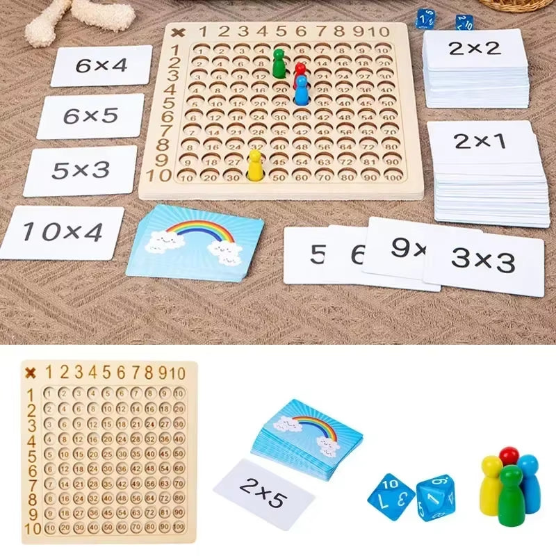 Wooden Montessori Multiplication Toy
