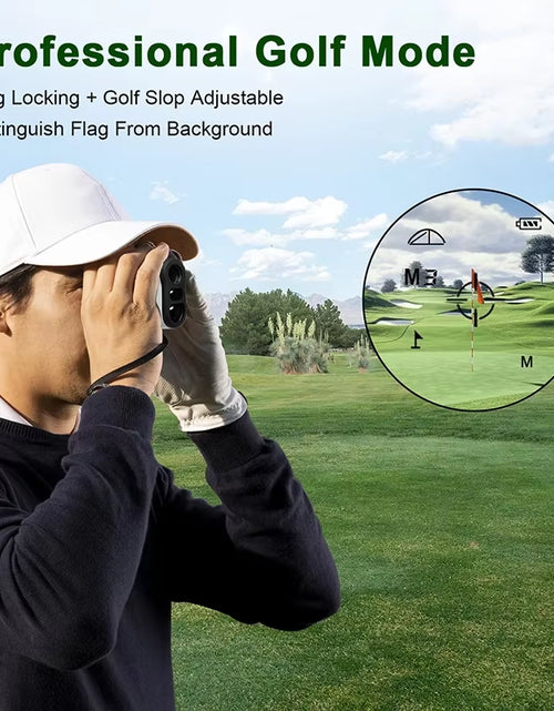 Load image into Gallery viewer, Advanced High-Precision Laser Rangefinder for Golf and Outdoor Sports - 600M Range with Slope, Flag-Lock, and Vibration Features
