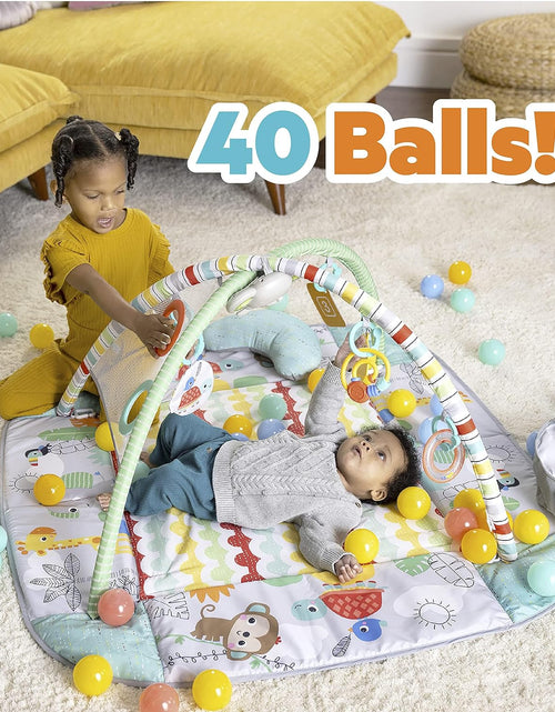 Load image into Gallery viewer, 5-In-1 Your Way Ball Play Activity Gym &amp; Ball Pit, Totally Tropical
40 colorful balls included with ball pit gym
