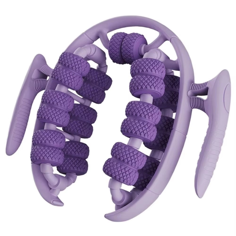 360° Relax Ring Clamp Leg Massager with 26 Wheels for Comprehensive Calf Muscle Relief and Fatigue Alleviation