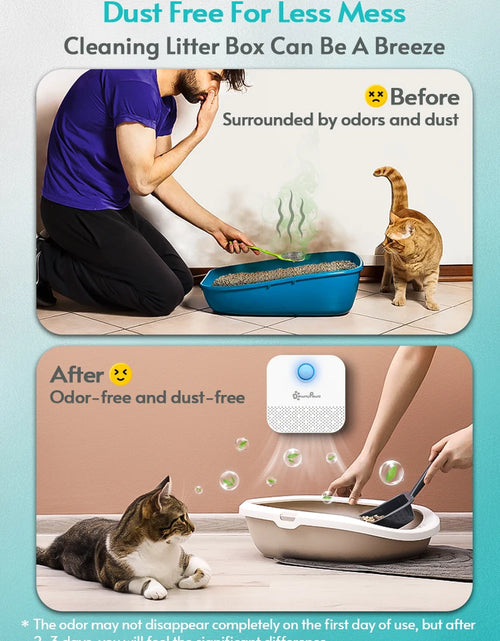 Load image into Gallery viewer, Downypaws 4000mAh Smart Cat Odor Purifier - Advanced Deodorizer for Cat Litter Boxes and Pet Toilets
