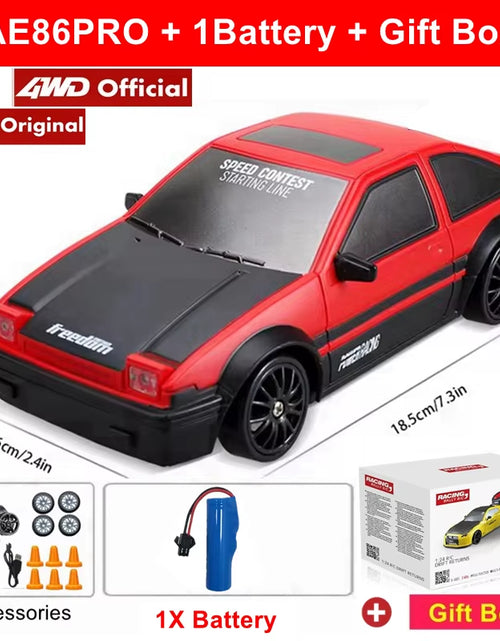 Load image into Gallery viewer, GTRPRO AE86PRO 4X4 RC Drift Car - Remote Control Racing Truck for Kids and Adults
