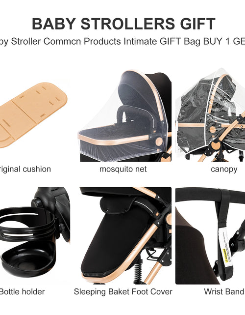 Load image into Gallery viewer, Premium Lightweight 3-in-1 Baby Stroller with Isofix - Comfort and Safety for Newborns
