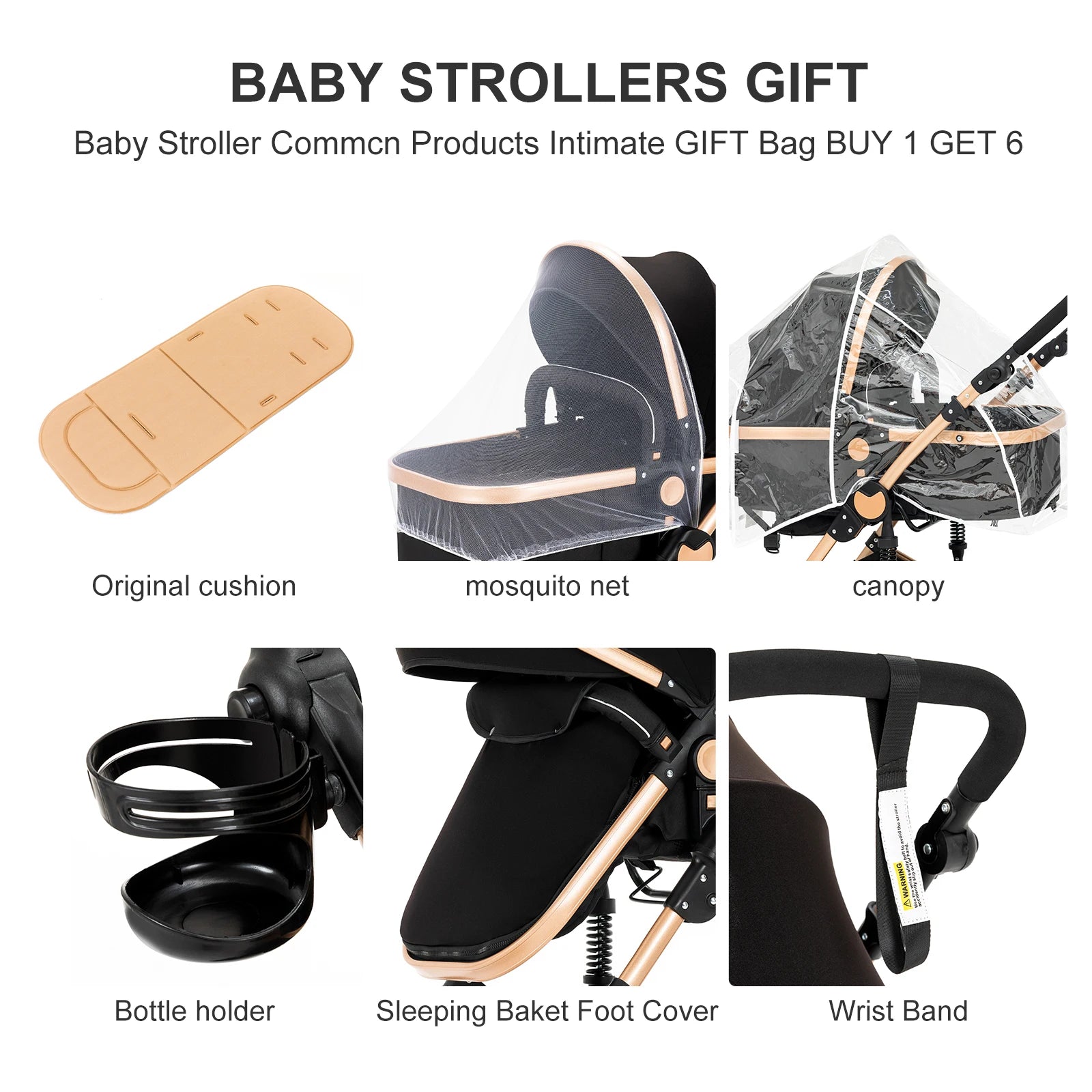 Premium Lightweight 3-in-1 Baby Stroller with Isofix - Comfort and Safety for Newborns