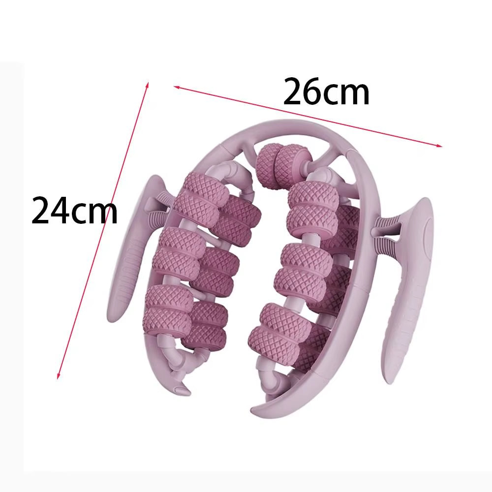 360° Relax Ring Clamp Leg Massager with 26 Wheels for Comprehensive Calf Muscle Relief and Fatigue Alleviation