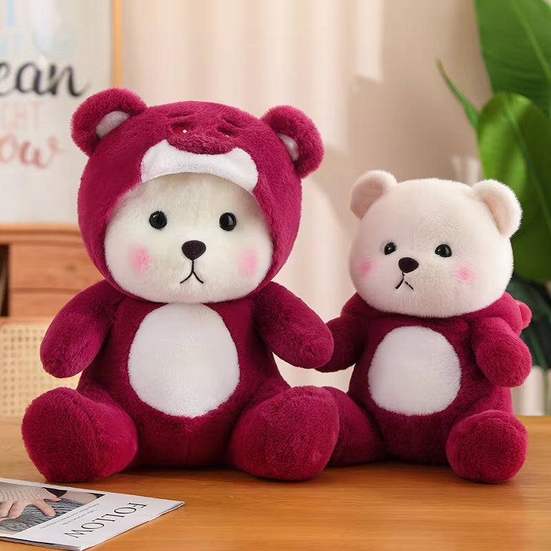 Cute stuffed teddy bear for kids' birthday gifts.