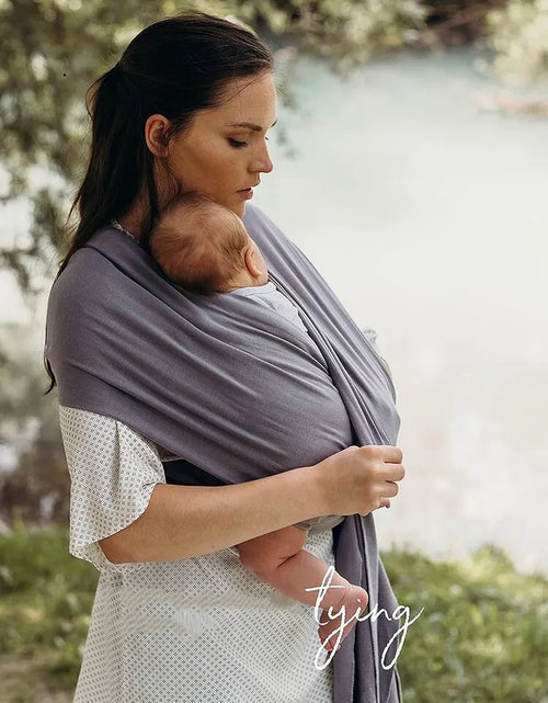 Load image into Gallery viewer, Premium Stretchy Cotton Baby Wrap Carrier: Comfort and Versatility for Newborns to Toddlers (0-36 Months) - Perfect for Travel and Everyday Use
