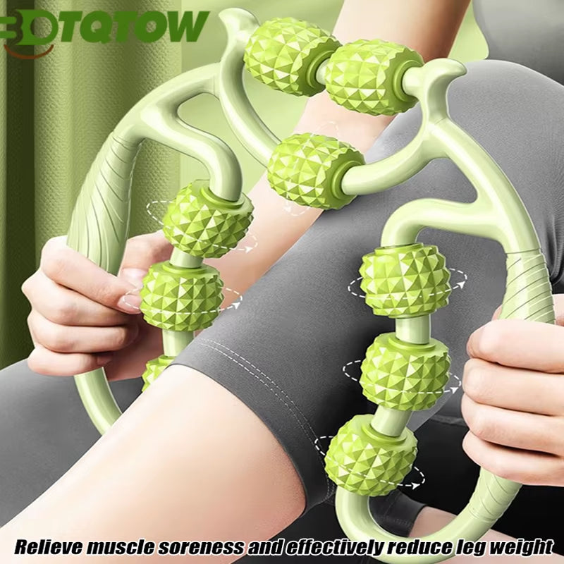 Trigger Point Roller Massager for Myofascial Release and Deep Tissue Self-Massage for Forearms, Elbows, Hands, Arms, and Legs – Ideal for Golfers