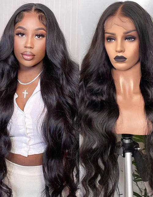 Load image into Gallery viewer, 200% Density HD Transparent Lace Body Wave 13X4 13X6 Frontal Lace Human Hair Wig 360 Lace Frontal Wig Pre Plucked 5X5 Lace Wig
HD transparent lace body wave wig
