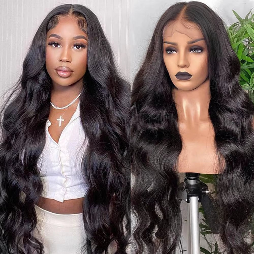 200% Density HD Transparent Lace Body Wave 13X4 13X6 Frontal Lace Human Hair Wig 360 Lace Frontal Wig Pre Plucked 5X5 Lace Wig
HD transparent lace body wave wig