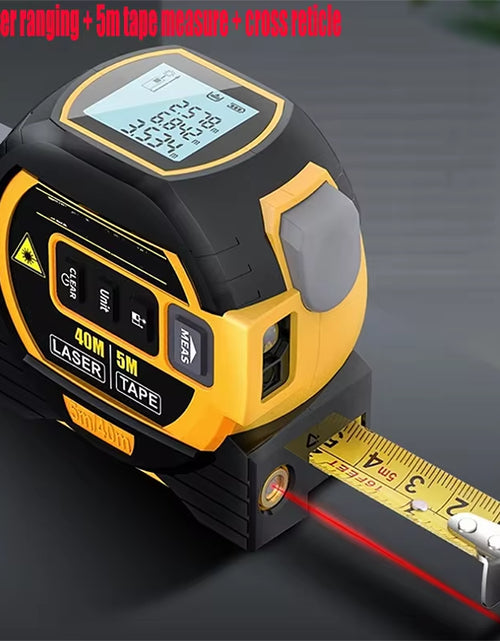 Load image into Gallery viewer, Laser Tape Measure with Easy-to-Read Digital Display
